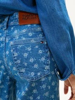 Tommy Hilfiger Blue Mabel Floral Print Wide Leg Jeans^ Jeans
