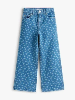 Tommy Hilfiger Blue Mabel Floral Print Wide Leg Jeans^ Jeans