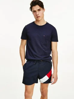 Tommy Hilfiger Blue Medium Drawstring Swim Shorts