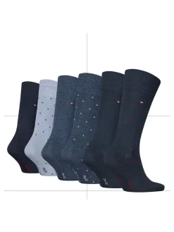 Best Tommy Hilfiger Blue Polka Dot Socks 6-Pack