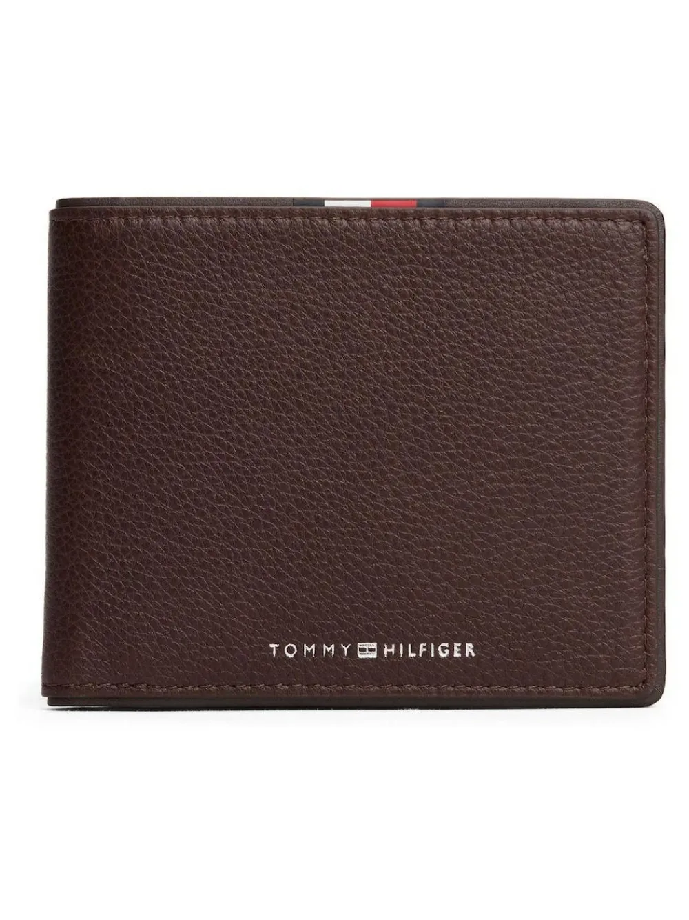 Tommy Hilfiger Brown Corporate Leather Card And Coin Wallet