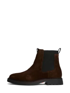 Tommy Hilfiger Brown Lightweight Suede Chelsea Boots^ Boots|Boots
