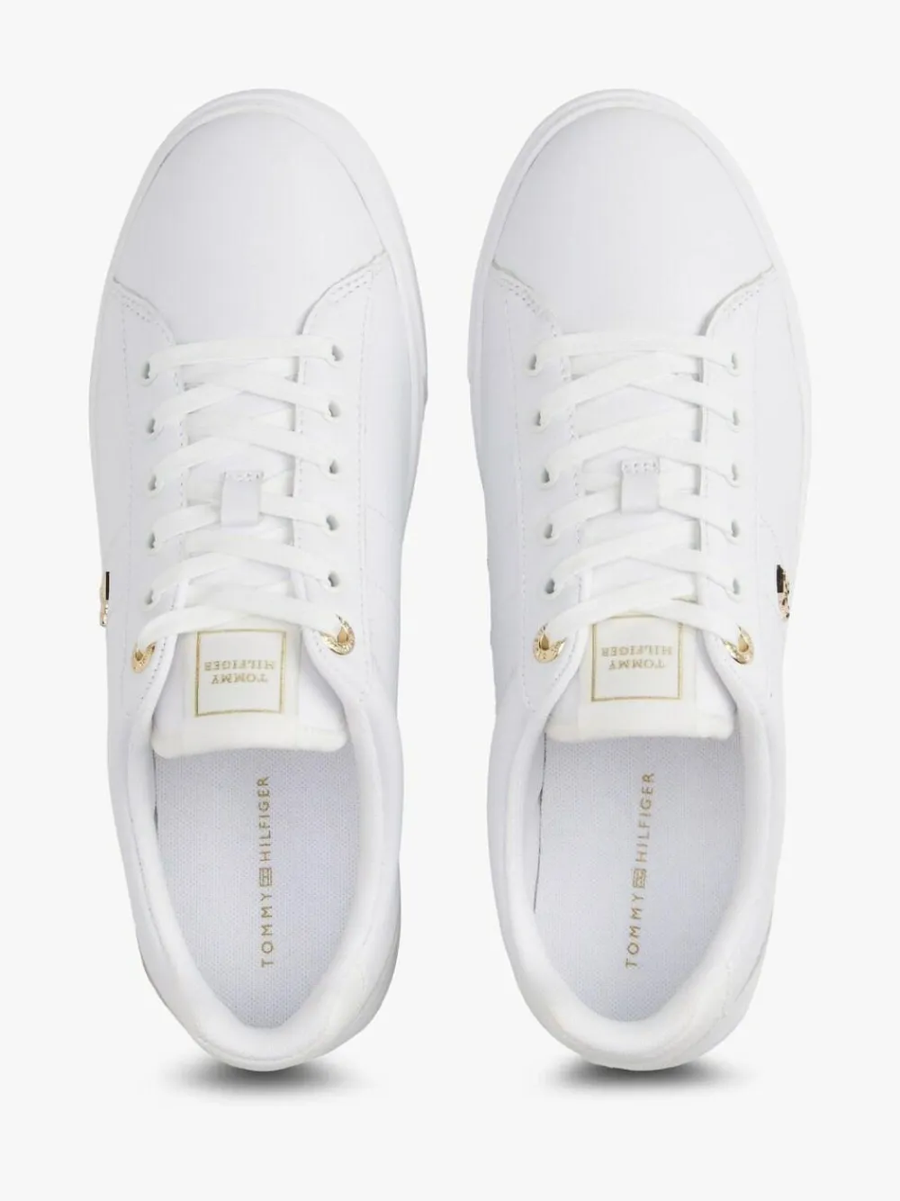 Tommy Hilfiger White Essential Elevated Cupsole Sneakers