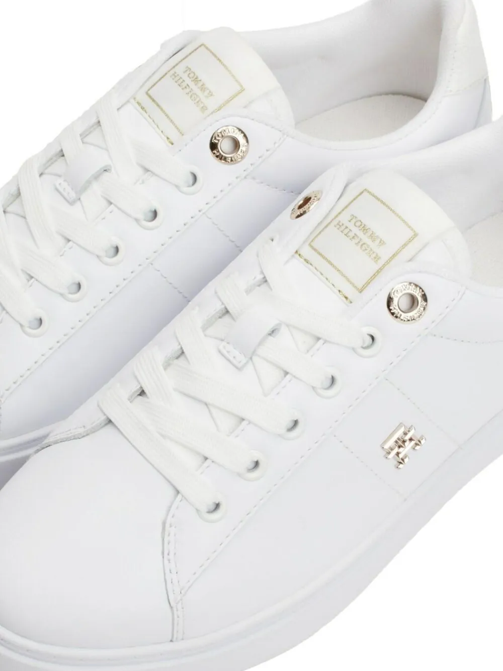 Tommy Hilfiger White Essential Elevated Cupsole Sneakers