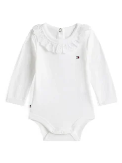 Tommy Hilfiger Essential Broderie Anglaise Collar Bodysuit^ Bodysuits & Vests|Vests