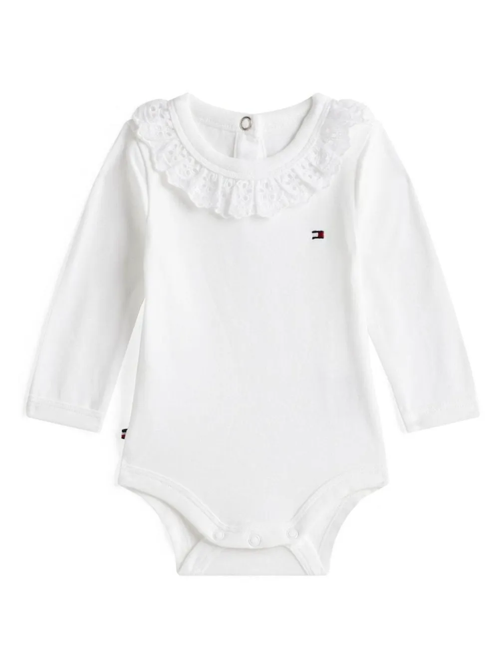 Tommy Hilfiger Essential Broderie Anglaise Collar Bodysuit^ Bodysuits & Vests|Vests