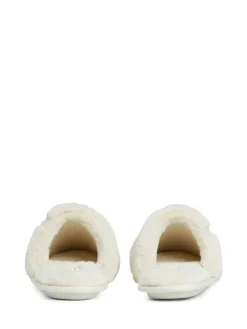Tommy Hilfiger Monogram Faux Fur Slippers^Women Slippers