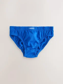 Clearance Next 100% Cotton Briefs 10 Pack (1.5-16yrs) Tonal Blue