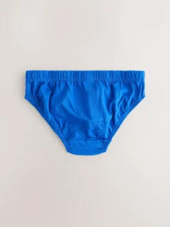 Clearance Next 100% Cotton Briefs 10 Pack (1.5-16yrs) Tonal Blue