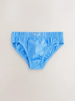 Clearance Next 100% Cotton Briefs 10 Pack (1.5-16yrs) Tonal Blue