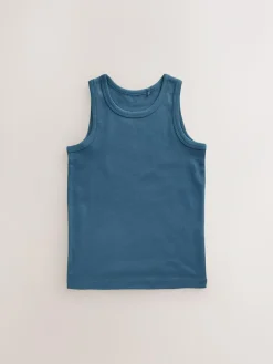 Next Cotton Vests 10 Pack (1.5-16yrs)^BOY Tops|Multipacks