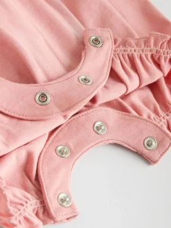 Outlet Next Tonal Pink Broderie 3 Pack Baby Rompers