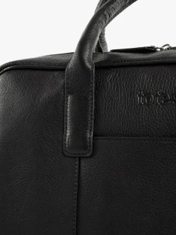 New Totes Genuine Leather Laptop Bag Black
