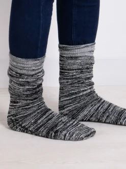 Outlet Totes Black Mens Bundle Thermal Brushed Socks 2 Pack