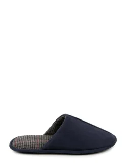 Discount Totes Blue Toasties Mens Centre Seam Mules