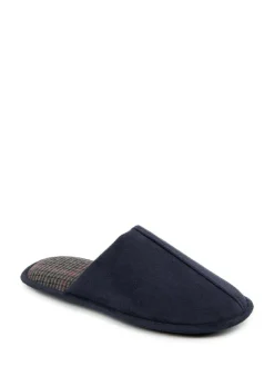 Discount Totes Blue Toasties Mens Centre Seam Mules
