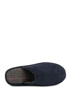 Discount Totes Blue Toasties Mens Centre Seam Mules