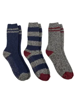 Outlet Totes Blue Toasties Mens Super Soft Cosy Socks Pack