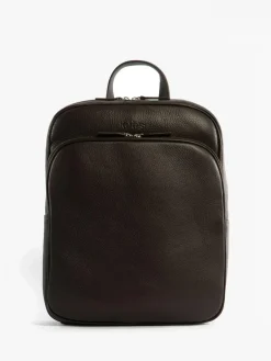 Hot Totes Genuine Leather Backpack Brown