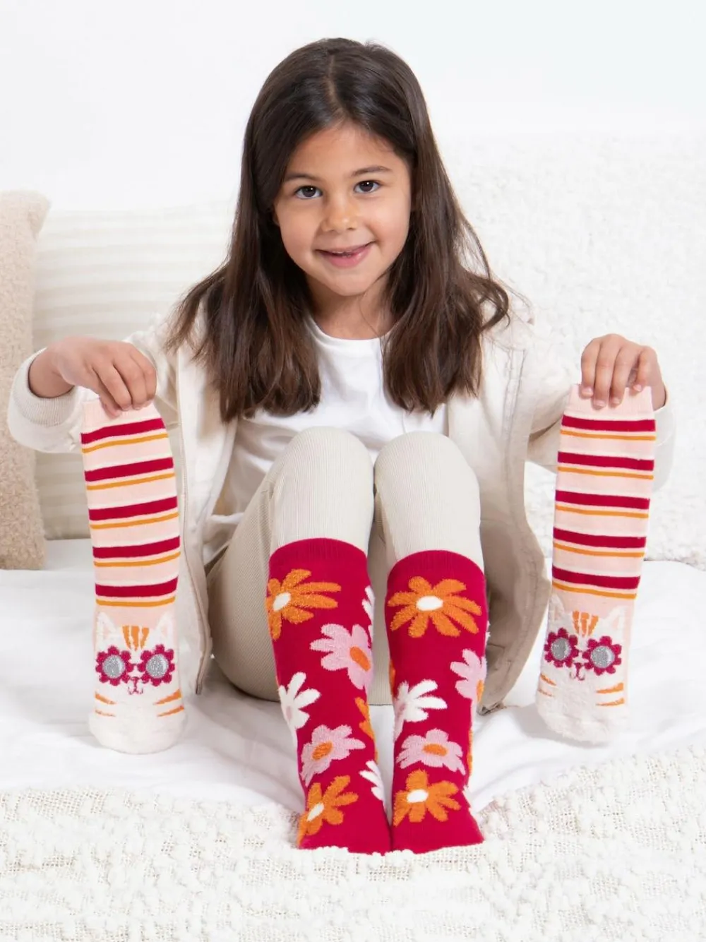 Totes Red Tosties Kids Original Slipper Socks 2 Pack^ Socks & Tights|Socks & Tights