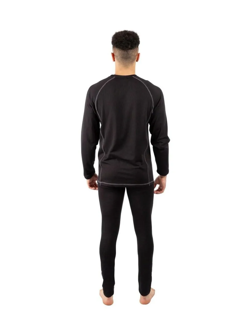 Trespass Adults Sandler Black Base Layer Set^ Thermals