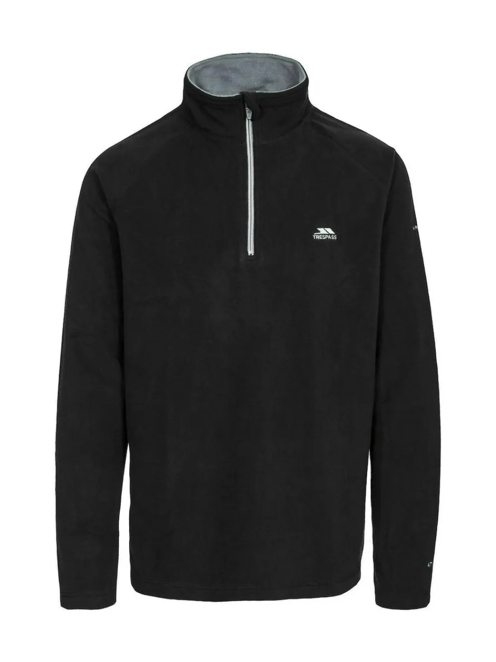 Clearance Trespass Quarter Zip ford Micro Fleece Black