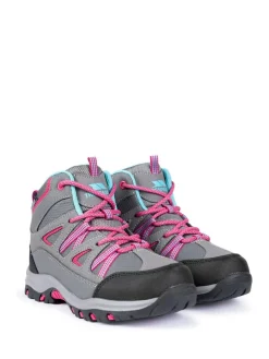 Trespass Unisex Grey Gillon II Mid Cut Boots^BOY Boots|Boots