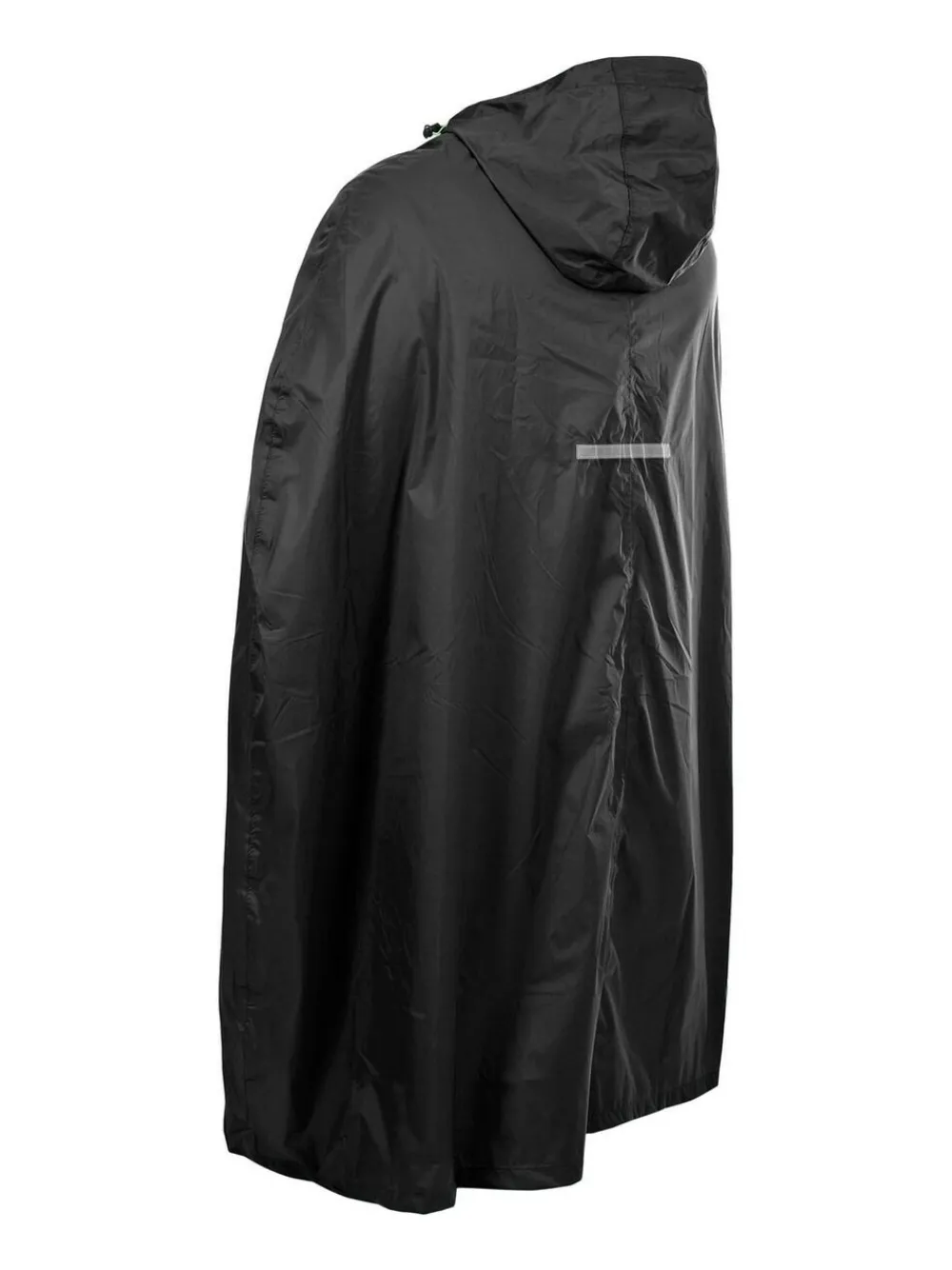 Clearance Trespass Unisex Qikpac Packaway Black Poncho
