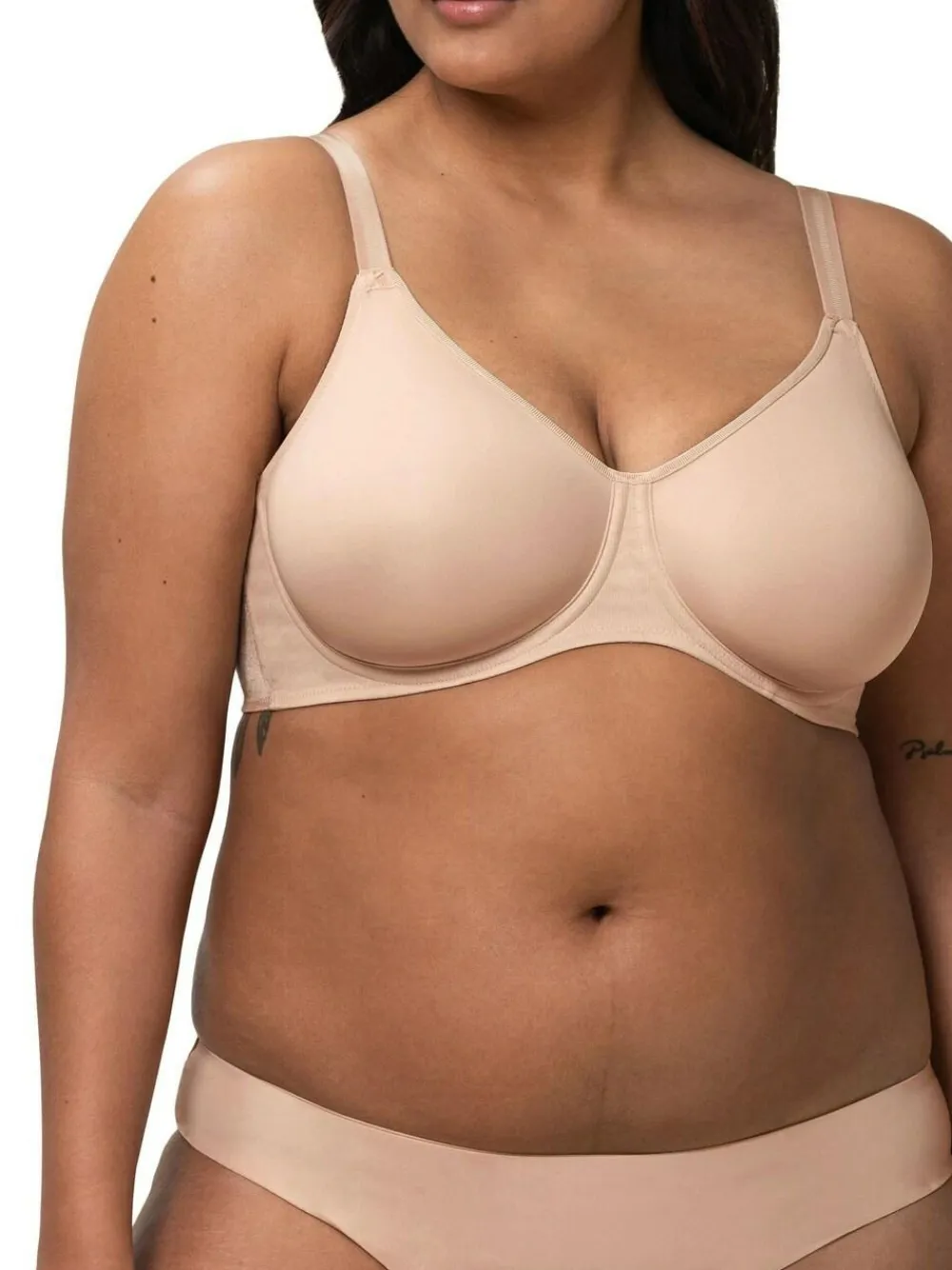 Triumph Nude Urban Microfibre Minimizer Bra^Women Dd+ Range