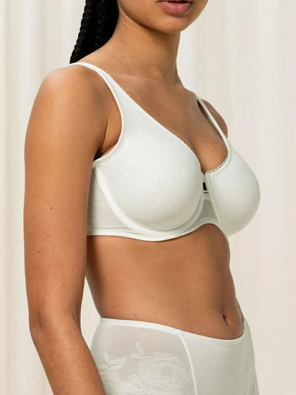 Triumph Wild Rose Sensation - Wired Minimizer Bra White