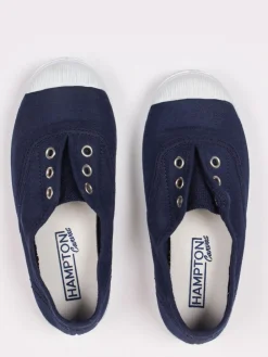 Trotters London Plum Canvas Pumps^ Shoes