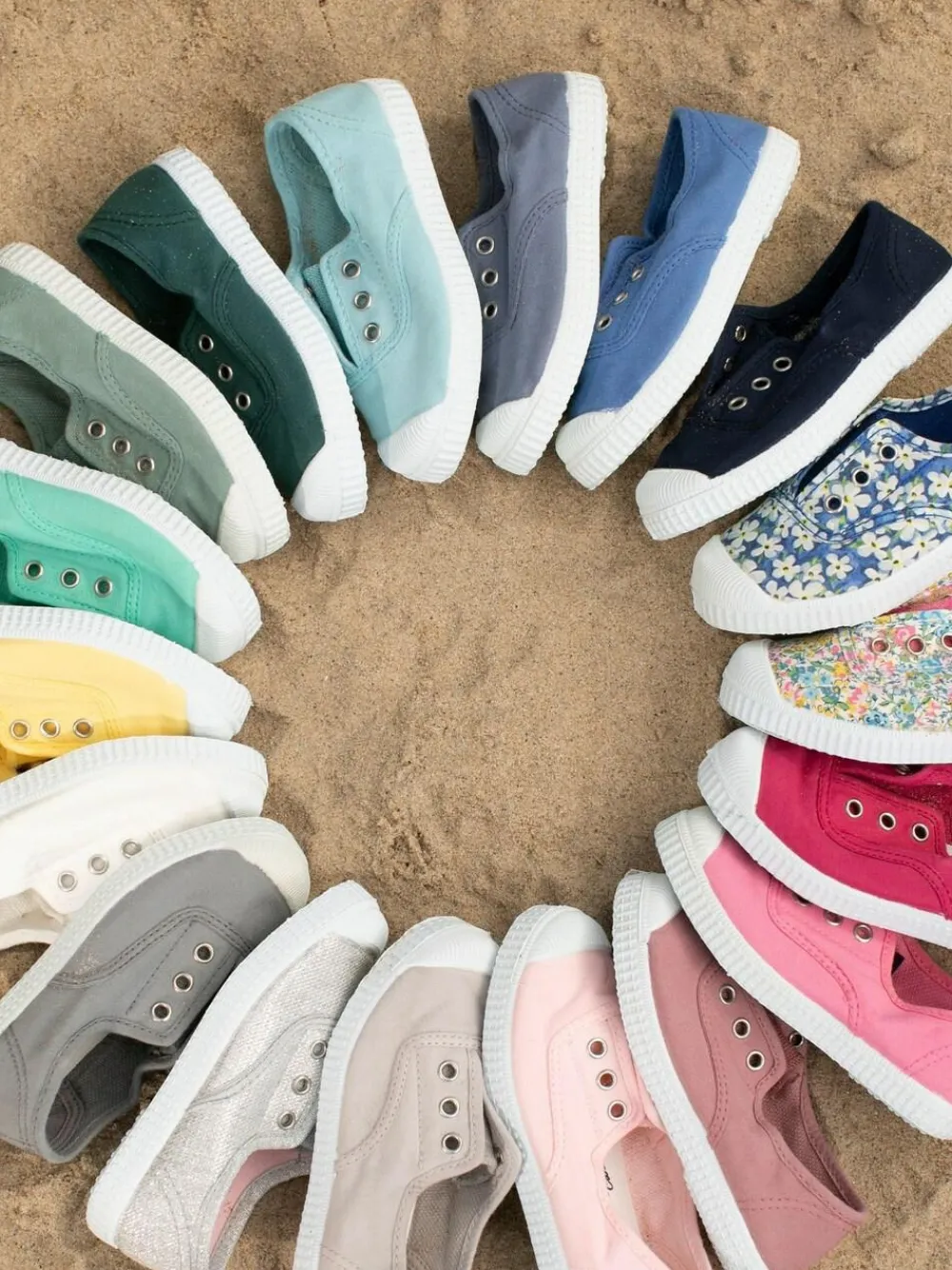 Trotters London Plum Canvas Pumps^ Shoes