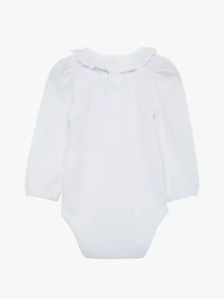 Trotters London White Laura Anglaise Body^ Bodysuits & Vests|Vests