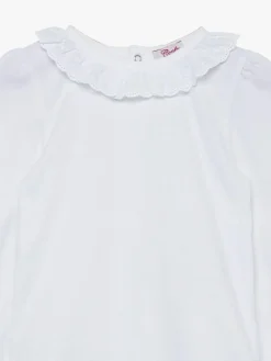 Trotters London White Laura Anglaise Body^ Bodysuits & Vests|Vests