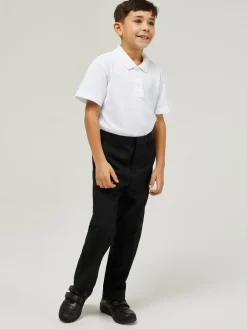Outlet Trutex Junior Boys Regular Fit Black School Trousers