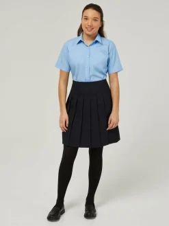 Trutex Navy 18" Stitch Down Permanent Pleats School Skirt (10-17 Yrs)^ Shorts & Skirts