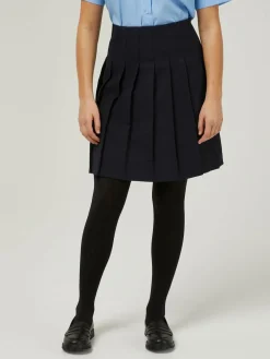 Trutex Navy 18" Stitch Down Permanent Pleats School Skirt (10-17 Yrs)^ Shorts & Skirts