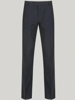 Trutex Shorter Length Slim Leg Senior Boys Grey School Trousers^BOY Tznius Pants