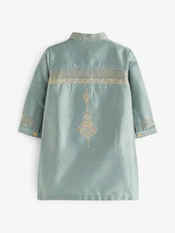 Next Turqouise Blue Eid Kurta (3mths-16yrs)^BOY Shirts|Occasionwear