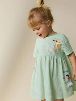 Next Jersey Dress (3mths-7yrs) Turquoise Fairy