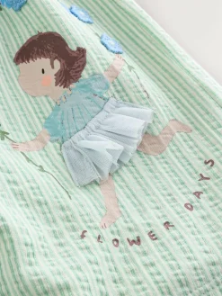 Next Jersey Dress (3mths-7yrs) Turquoise Fairy