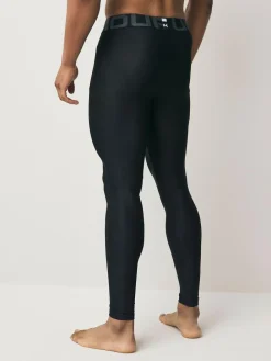 Under Armour Black HeatGear Base Layer Leggings^ Thermals
