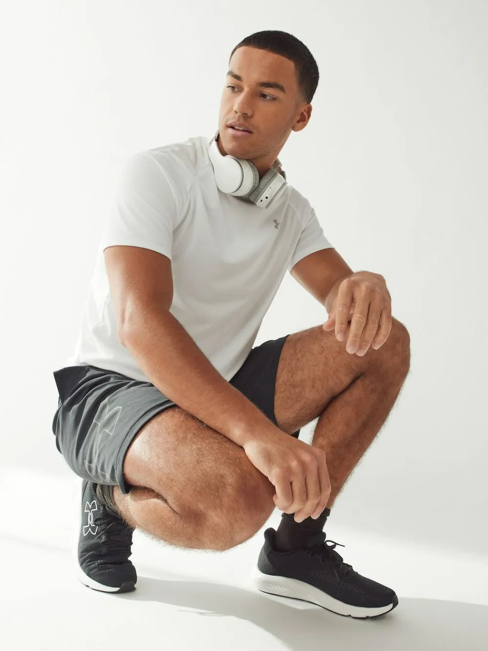 Hot Under Armour Tech Graphic Shorts Black