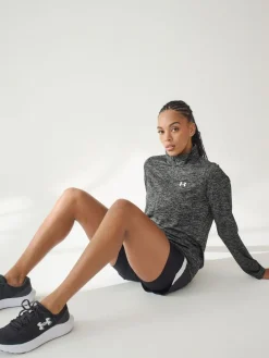 Under Armour Black Tech Twist 1/2 Zip Sweatshirt^Women Sportswear|Hoodies & Sweatshirts