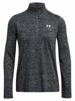Under Armour Black Tech Twist 1/2 Zip Sweatshirt^Women Sportswear|Hoodies & Sweatshirts