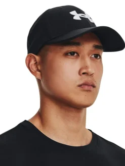 Under Armour Black/White Mens UA Blitzing Hat^Women Hats