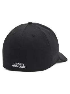 Under Armour Black/White Mens UA Blitzing Hat^Women Hats