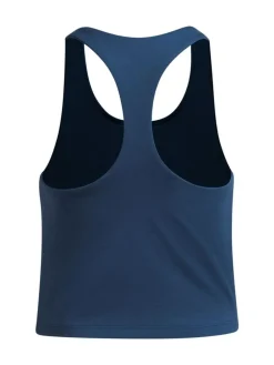 New Under Armour Motion Branded Crop Tank Blue