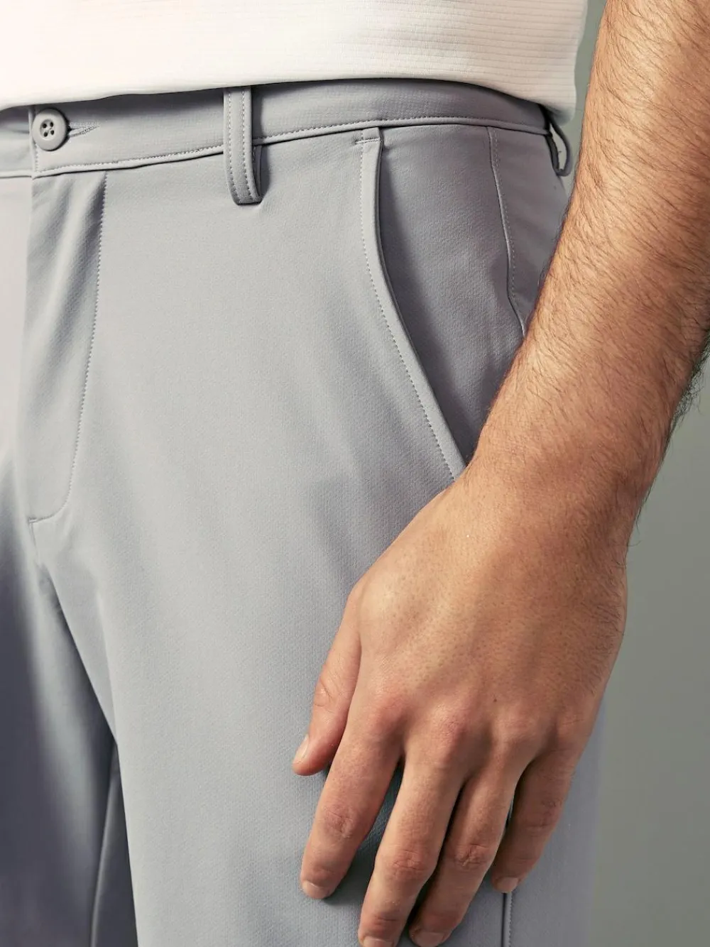 New Under Armour Golf Tech Taper Shorts Grey