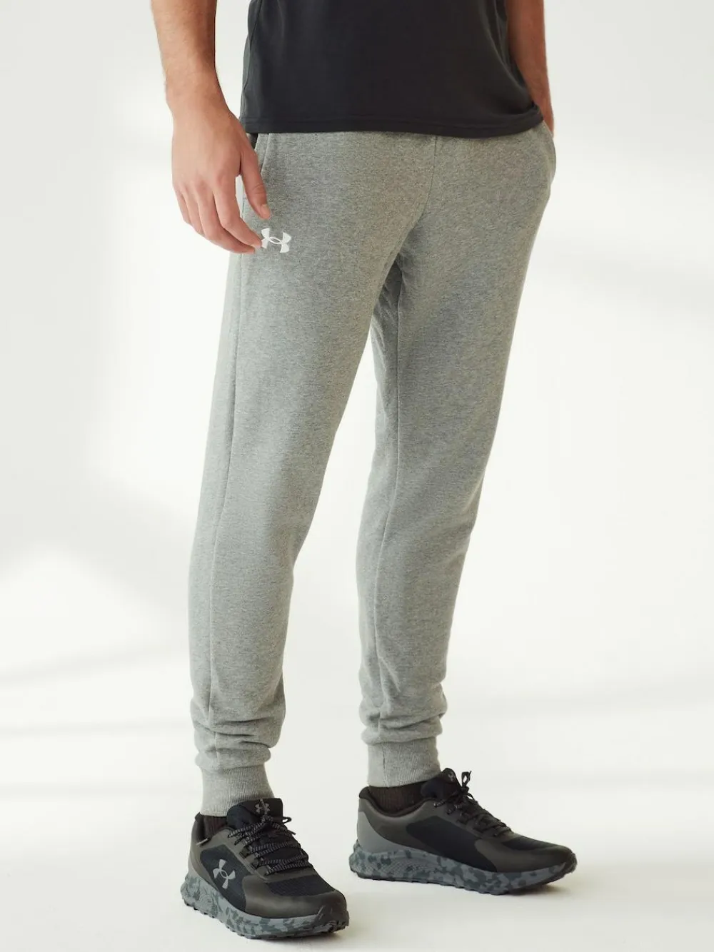 Online Under Armour Rival Fleece Joggers Grey